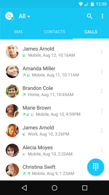 Скриншот приложения Dialer + - №4