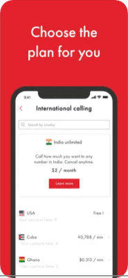 Скриншот приложения Rebtel - Cheap international calls - №5