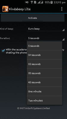 Скриншот приложения Kindabeep Lite - №5