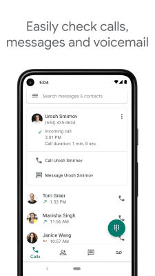 Скриншот приложения Google Voice - №1