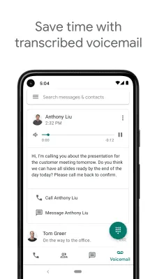 Скриншот приложения Google Voice - №4