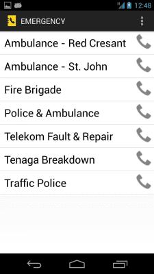 Скриншот приложения Malaysia Phone Directory - №2