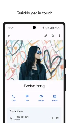 Скриншот приложения Google Контакты - №4