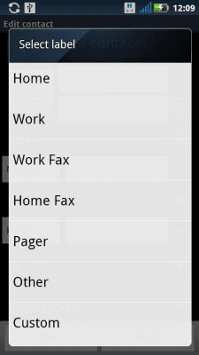 Скриншот приложения Contact Editor Free - №4