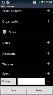 Скриншот приложения Contact Editor Free - №5