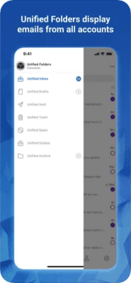 Скриншот приложения Blue Mail - Email Mailbox - №4