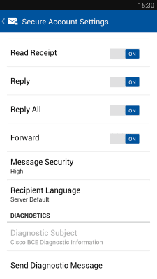 Скриншот приложения Business Class Email (BCE) - №5