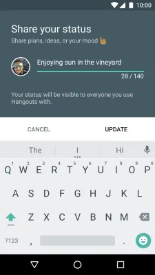Скриншот приложения Hangouts - №5