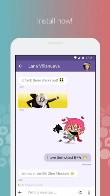 Скриншот приложения Jongla - Instant Messenger - №5