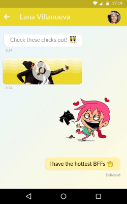 Скриншот приложения Jongla - Instant Messenger - №6