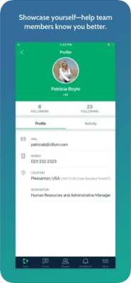 Скриншот приложения Zoho Connect - №4