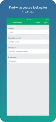 Скриншот приложения Zoho Connect - №5
