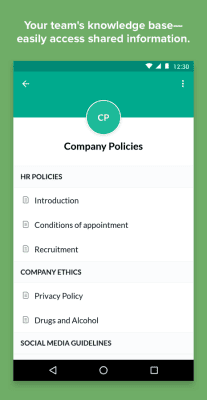 Скриншот приложения Zoho Connect - №3