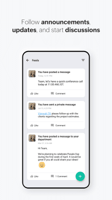 Скриншот приложения HR management app - Zoho People - №8