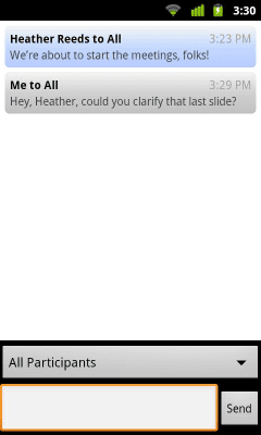 Скриншот приложения IBM SmartCloud Meetings - №6