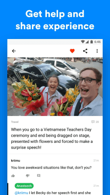 Скриншот приложения 9CHAT: International Forum, Groups & Communities - №3