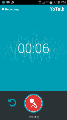 Скриншот приложения YoTalk - Голосовой Мессенджер - №3