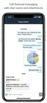 Скриншот приложения Amazon Chime - №4