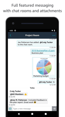 Скриншот приложения Amazon Chime - №4