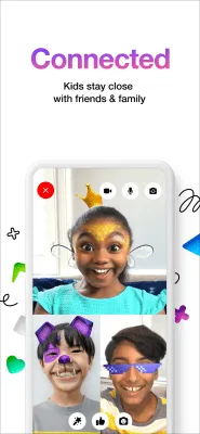 Скриншот приложения Messenger Kids - №2