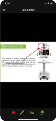 Скриншот приложения VSee for iPhone - №3