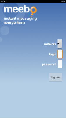 Скриншот приложения Meebo - №1