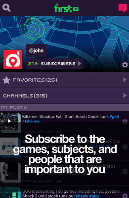 Скриншот приложения First for Gamers - №3