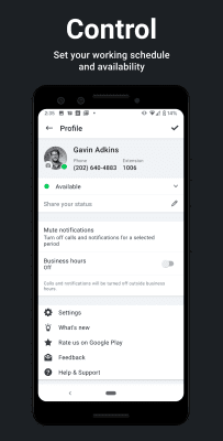 Скриншот приложения 8x8 Virtual Office - №6