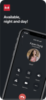 Скриншот приложения 8x8 Virtual Office для iOS - №1