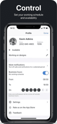 Скриншот приложения 8x8 Virtual Office для iOS - №5