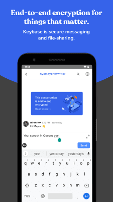 Скриншот приложения Keybase - №1