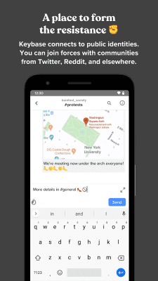 Скриншот приложения Keybase - №4