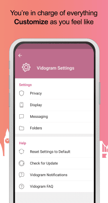 Скриншот приложения Vidogram - №6