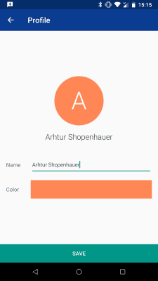 Скриншот приложения Bluetooth Chat - №3