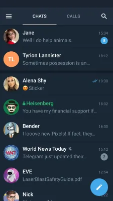 Скриншот приложения Telegram X - №1