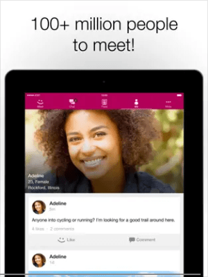 Скриншот приложения MeetMe - чат и Знакомься с Новыми Людьми на Ipad - №4