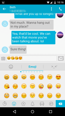 Скриншот приложения Handcent SMS - №3