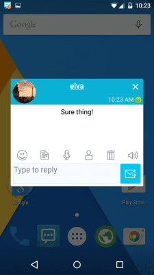 Скриншот приложения Handcent SMS - №5