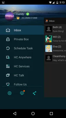 Скриншот приложения Handcent SMS - №8