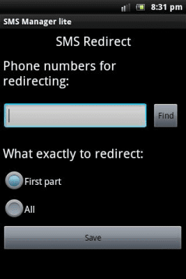 Скриншот приложения Менеджер SMS lite - №6