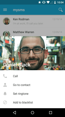 Скриншот приложения MySMS - №8