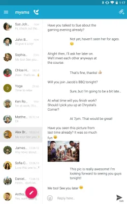 Скриншот приложения MySMS - №9