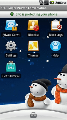 Скриншот приложения Private SMS & call - №3