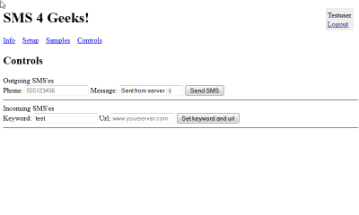 Скриншот приложения SMS 4 Geeks - №3