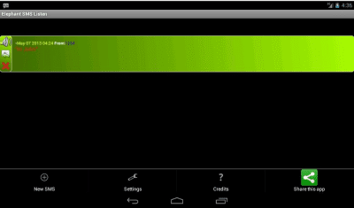 Скриншот приложения Elephant SMS Listen - №12