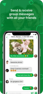 Скриншот приложения textPlus Free Text + Calls - №4