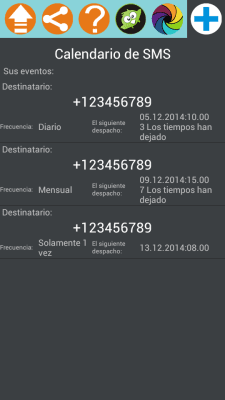 Скриншот приложения Планировщик SMS - №7