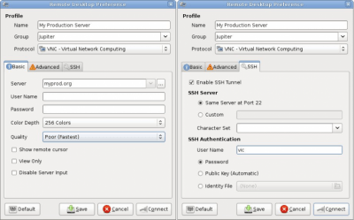 Скриншот приложения Remmina - №3