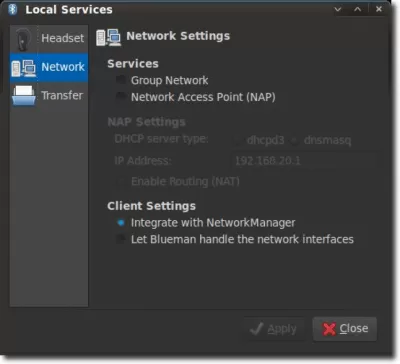 Скриншот приложения Blueman - №6