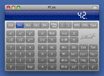 Скриншот приложения PCalc - №2